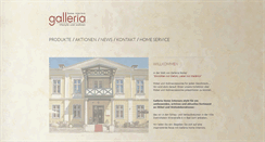Desktop Screenshot of galleria-home.at